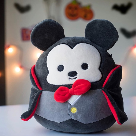 8” Squishmallow Mickey Mouse Vampire Disney - Picture 2 of 7